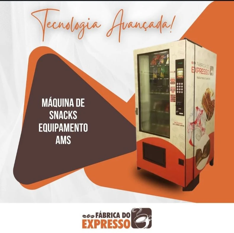 Locação de máquinas de snacks